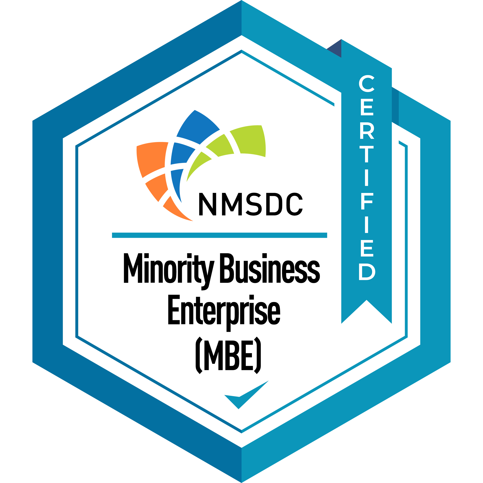Certified Minority Business Enterprise badge